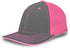 Pacific Headwear Trucker Flexfit® Cap, Size L/XL (404M), Color 'GraphitePinkGraphite'